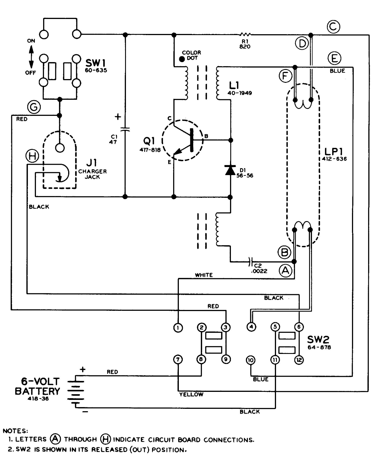 Heathkit GD-1246-A Schematic