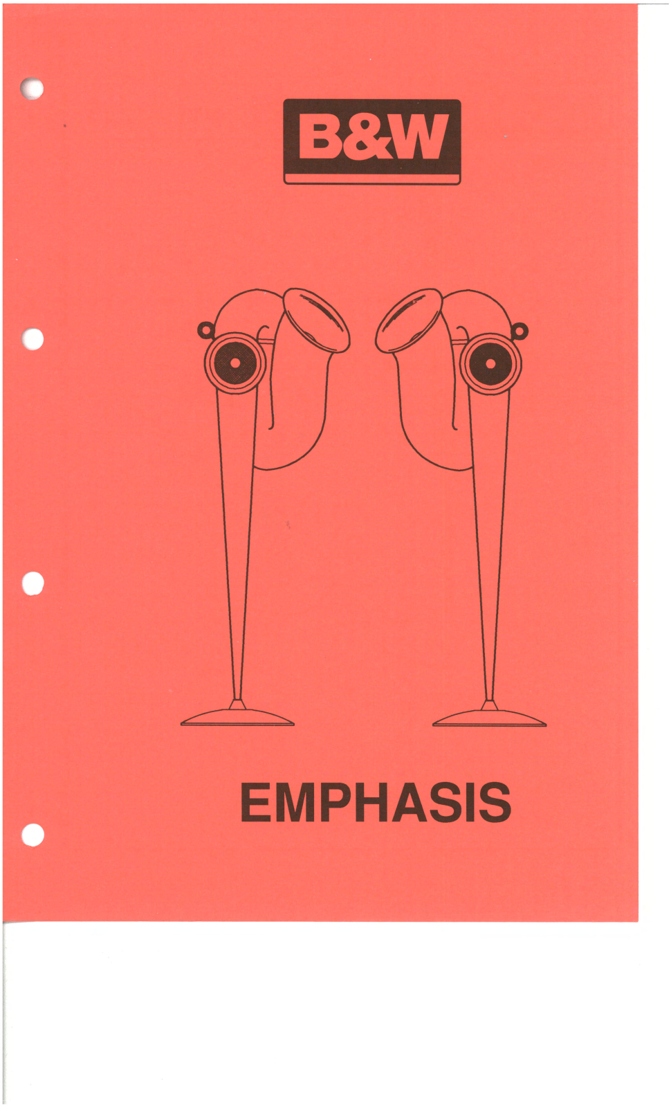 Bowers and Wilkins Emphasis Service manual