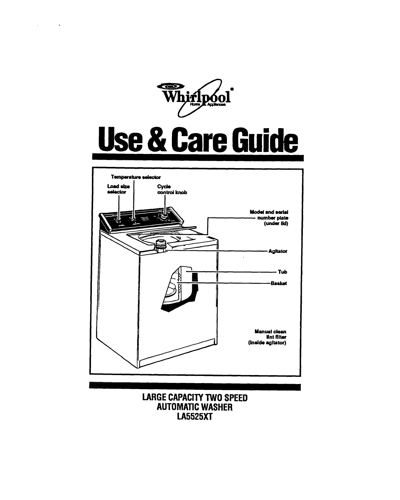 Whirlpool LA5525XT User Manual - ManualMachine.com