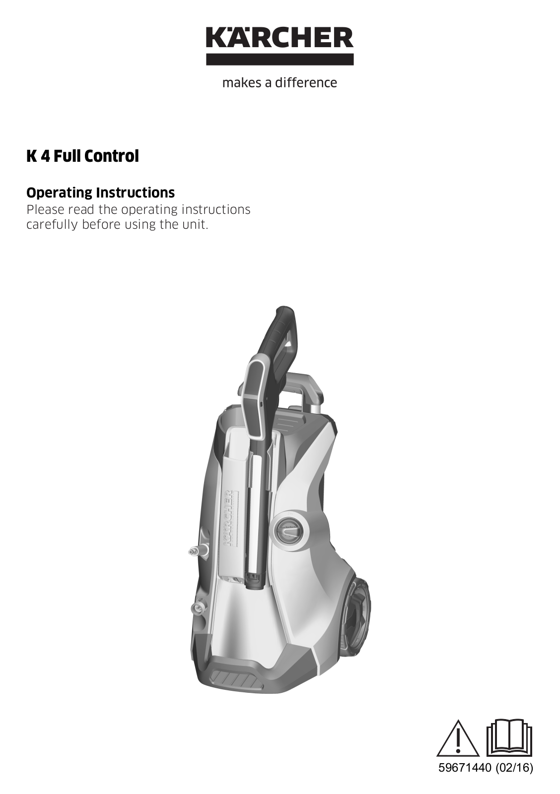 Karcher K 4 Full Control Instruction manual