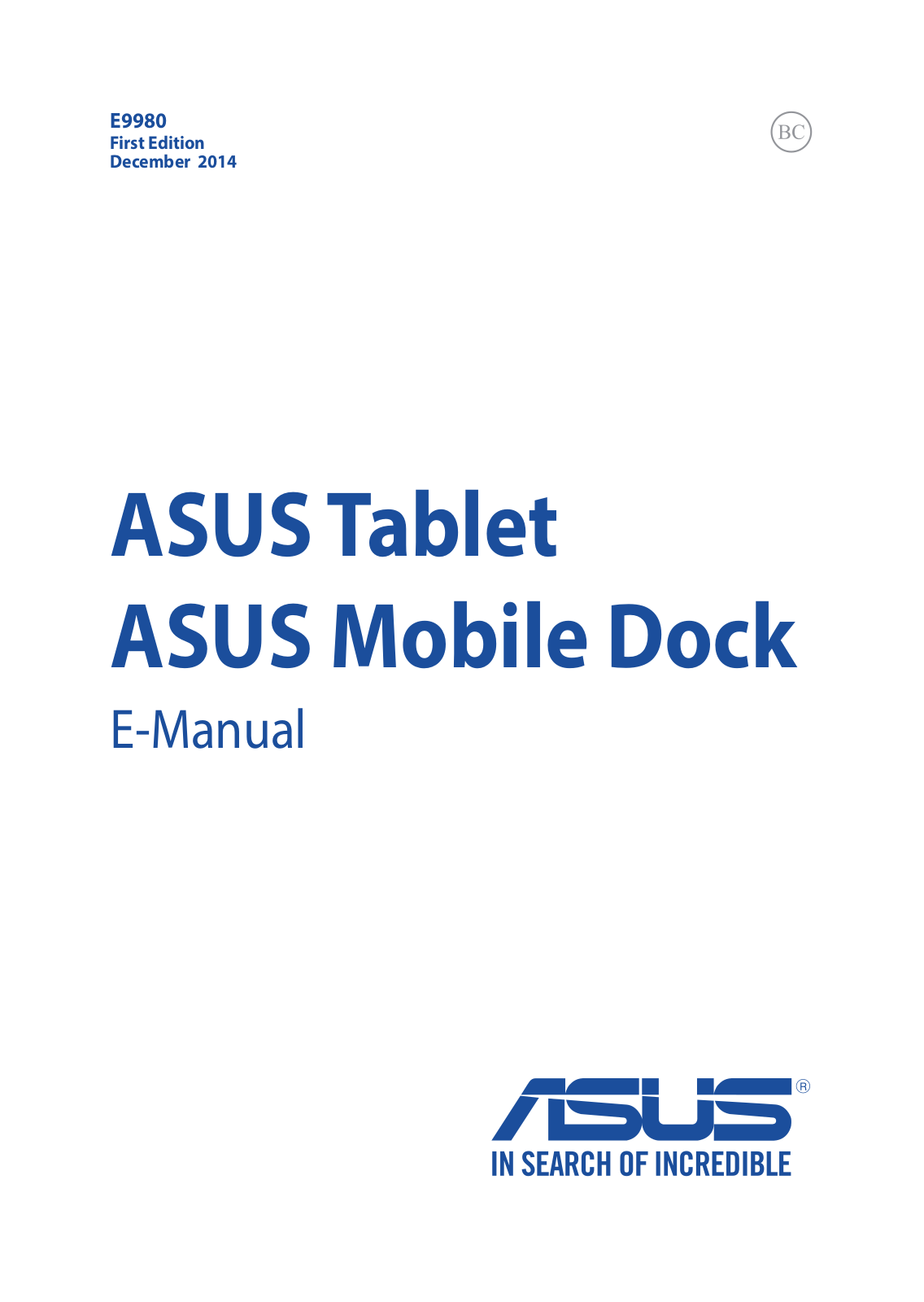 ASUS T90CHI User Manual