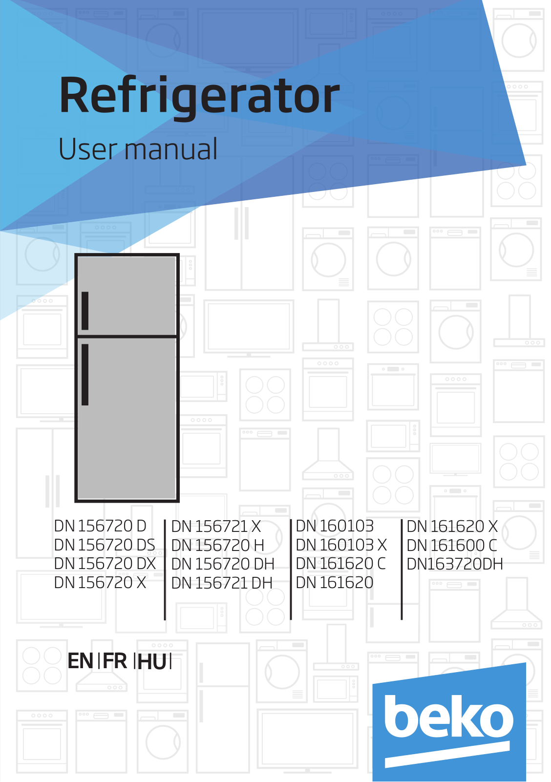 Beko DN 156720 D, DN 156720 DS, DN 156720 DX, DN 156720 X, DN 156721 X User manual