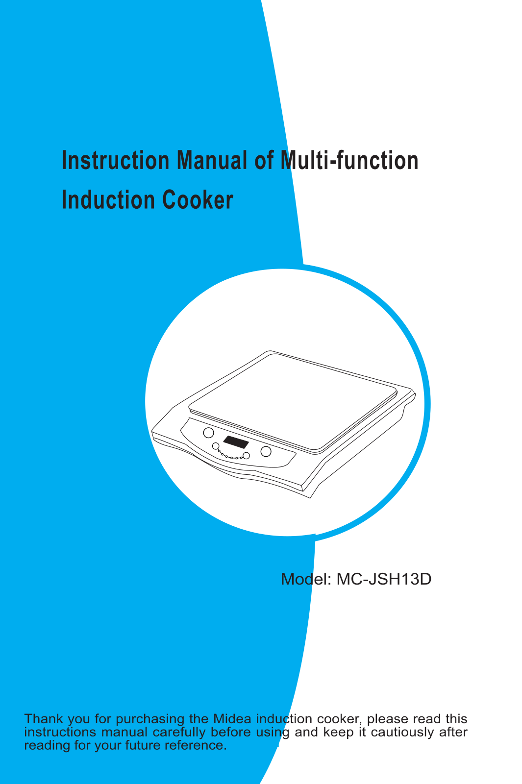 MD Consumer Electric MC JSH13D User Manual