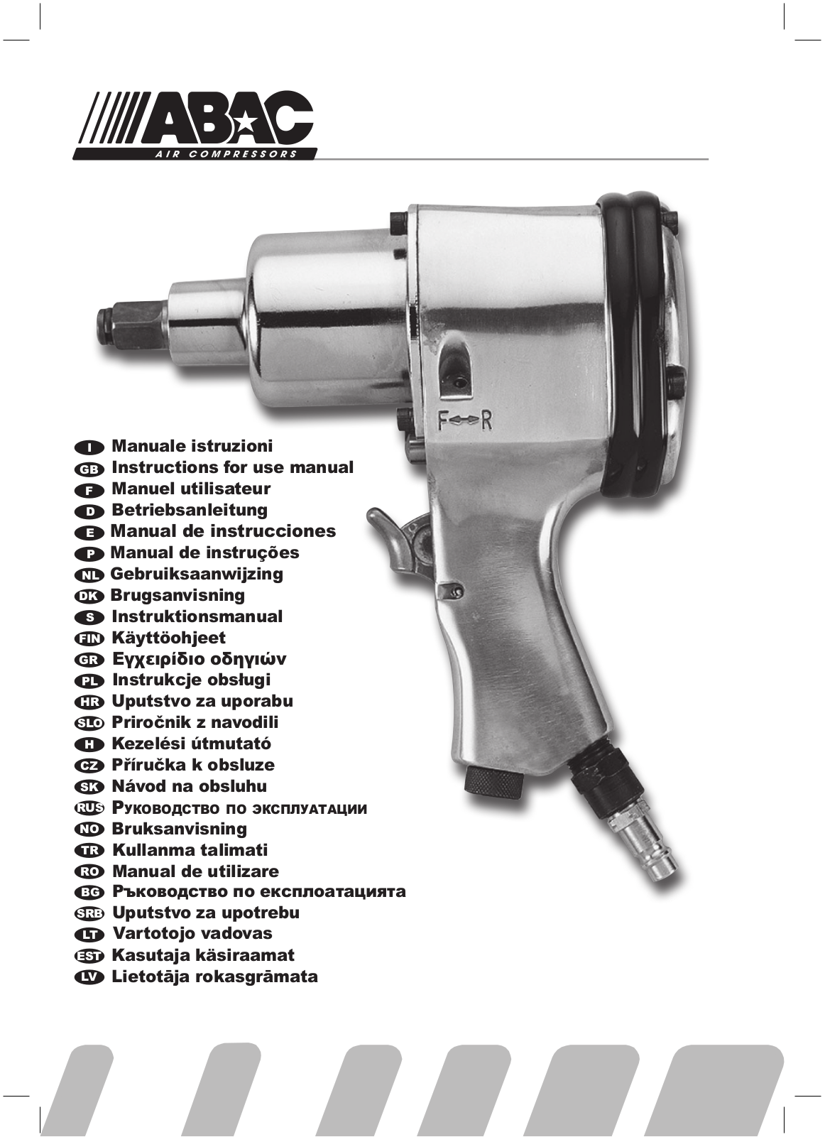 ABAC Slagmoersleutel 1/2 User manual