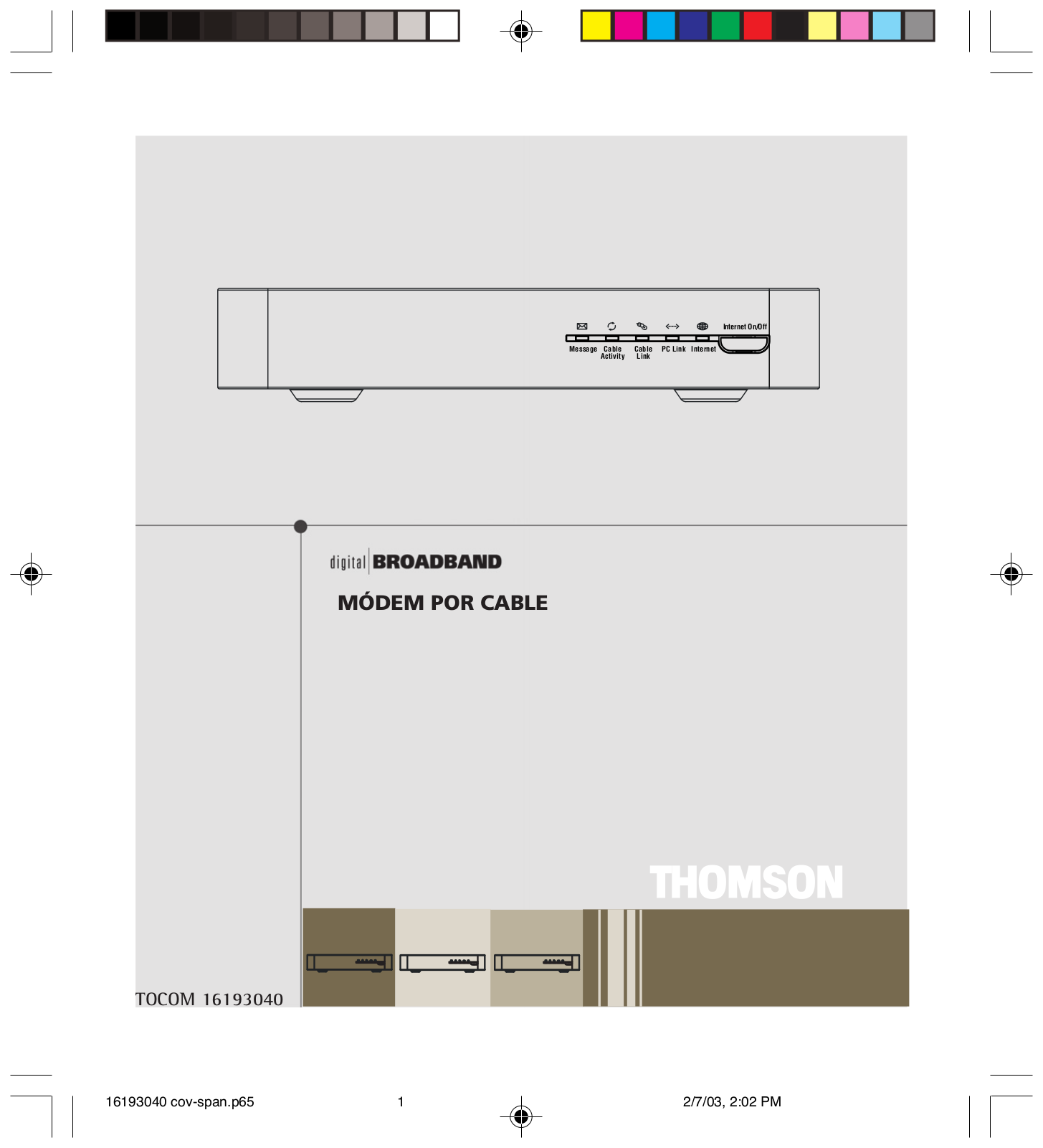 Thomson TCM 420 Service Manual