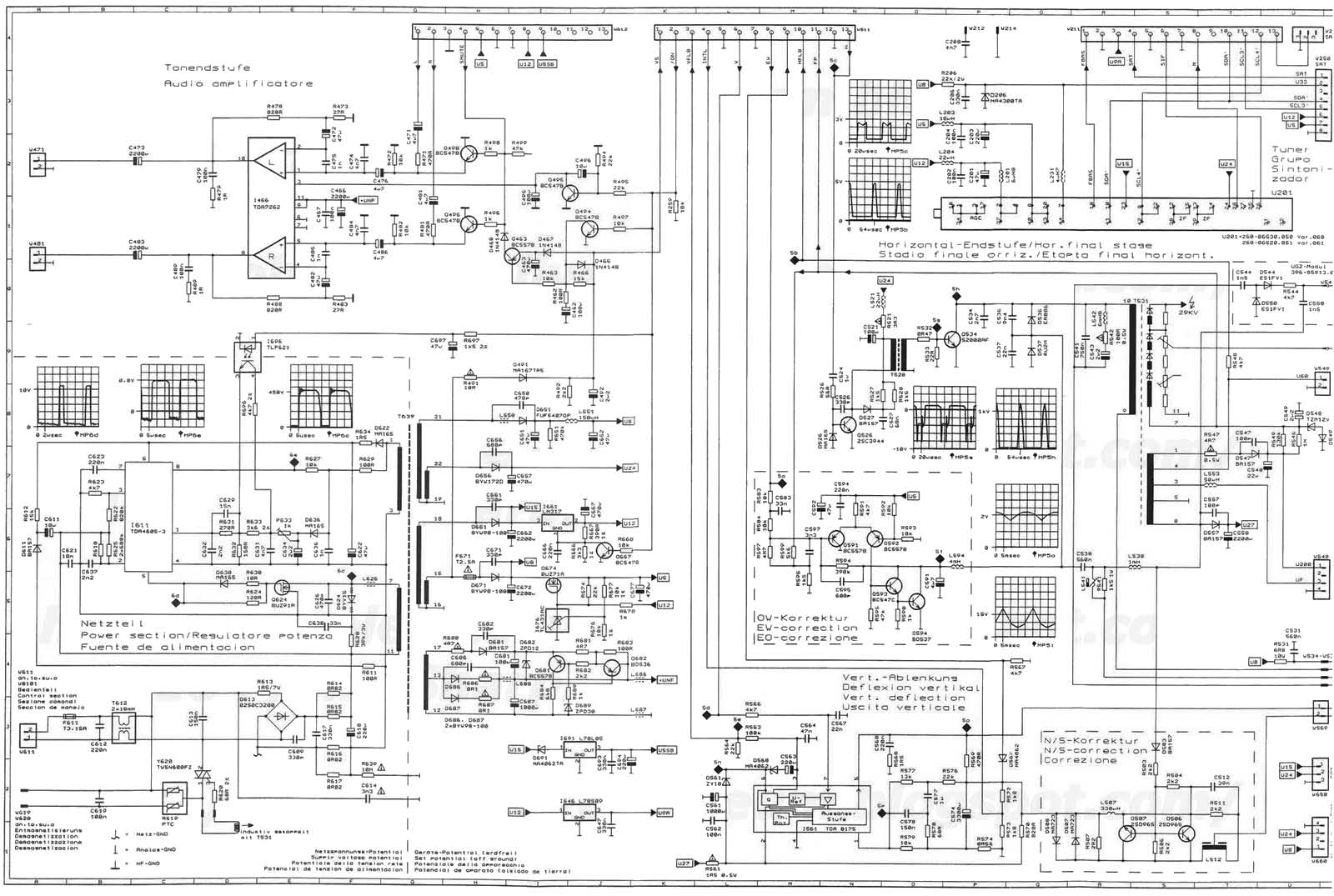 Loewe E3001 Schematic