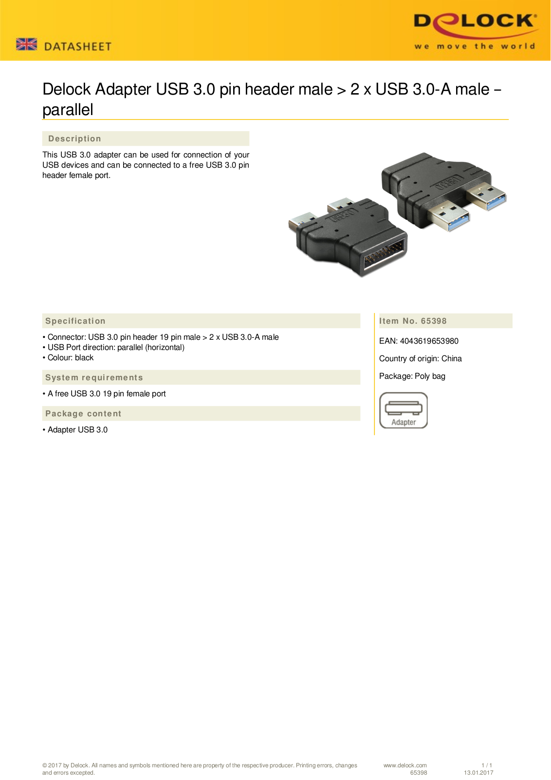 DeLOCK PCIe Mini Card-mini USB-SIM User Manual