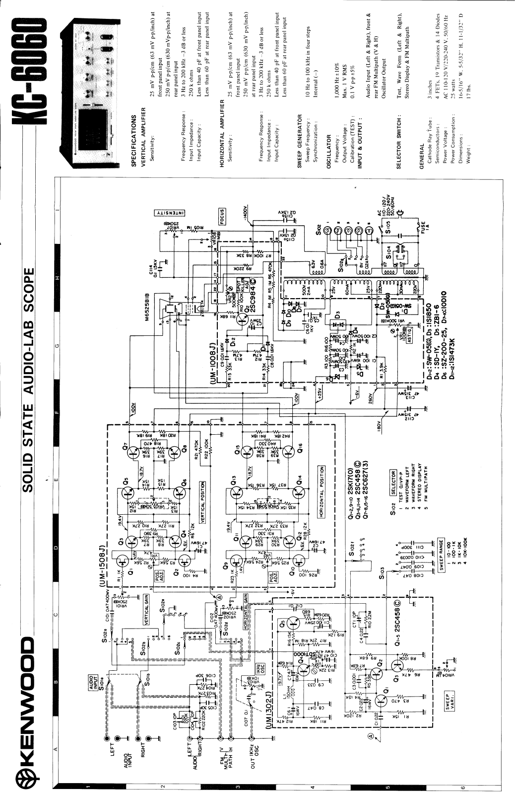 Kenwood KC-6060 Schematic