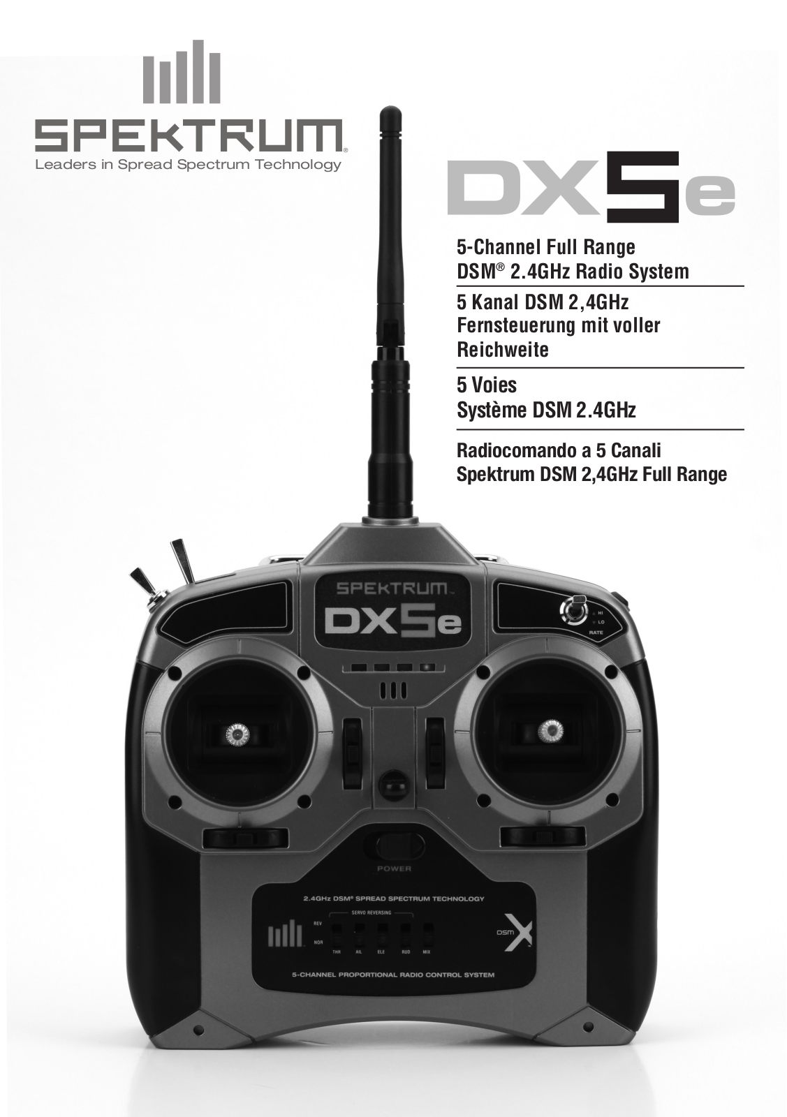 Spektrum DX5e Instruction Manual