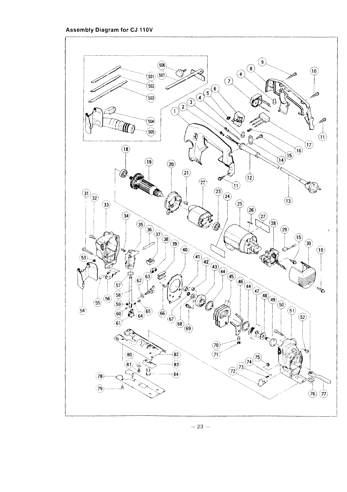 Hitachi CJ110V User Manual