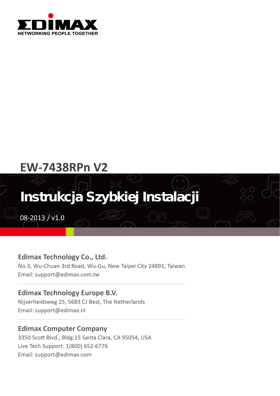 EDIMAX EW-7438RPn V2 User guide