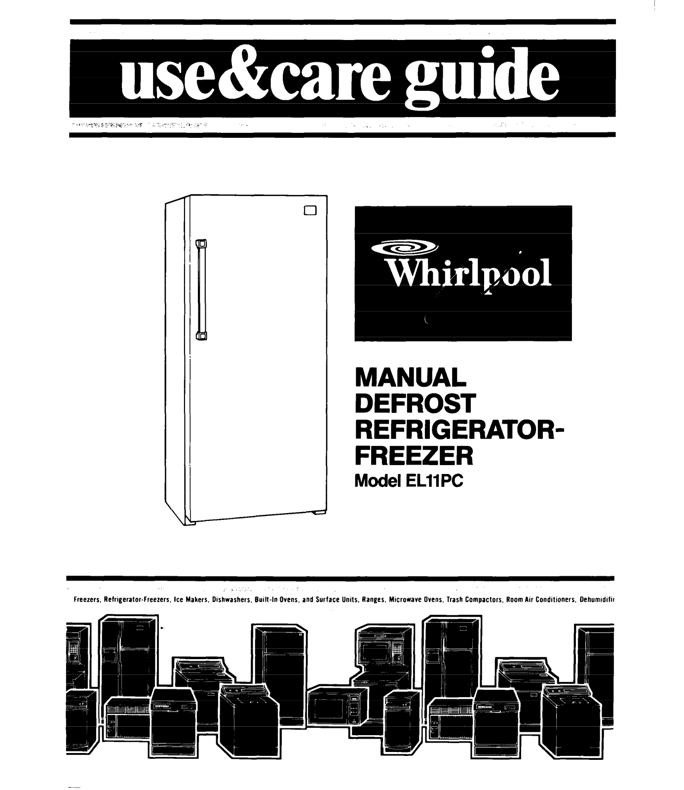 Whirlpool EL11PC User Manual