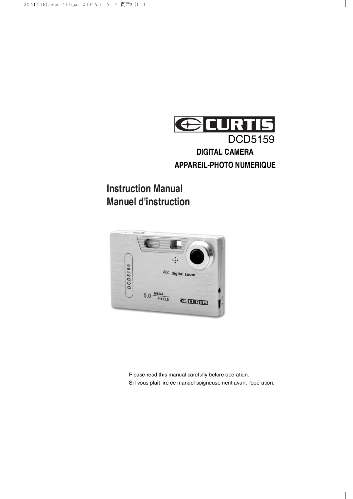 Curtis DCD5159, 116 User Manual