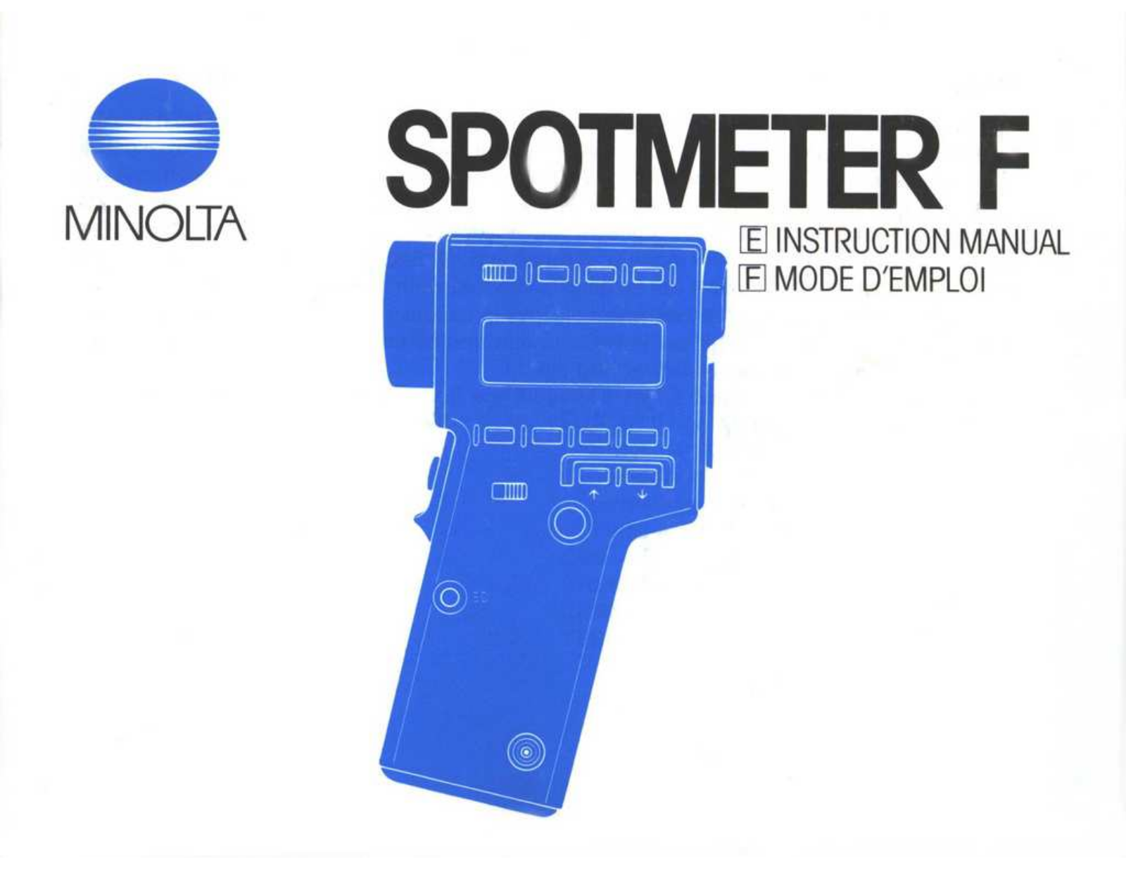 MINOLTA Spotmètre F User Manual