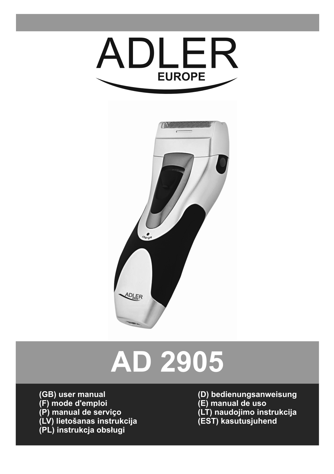 Adler AD 2905 User Manual