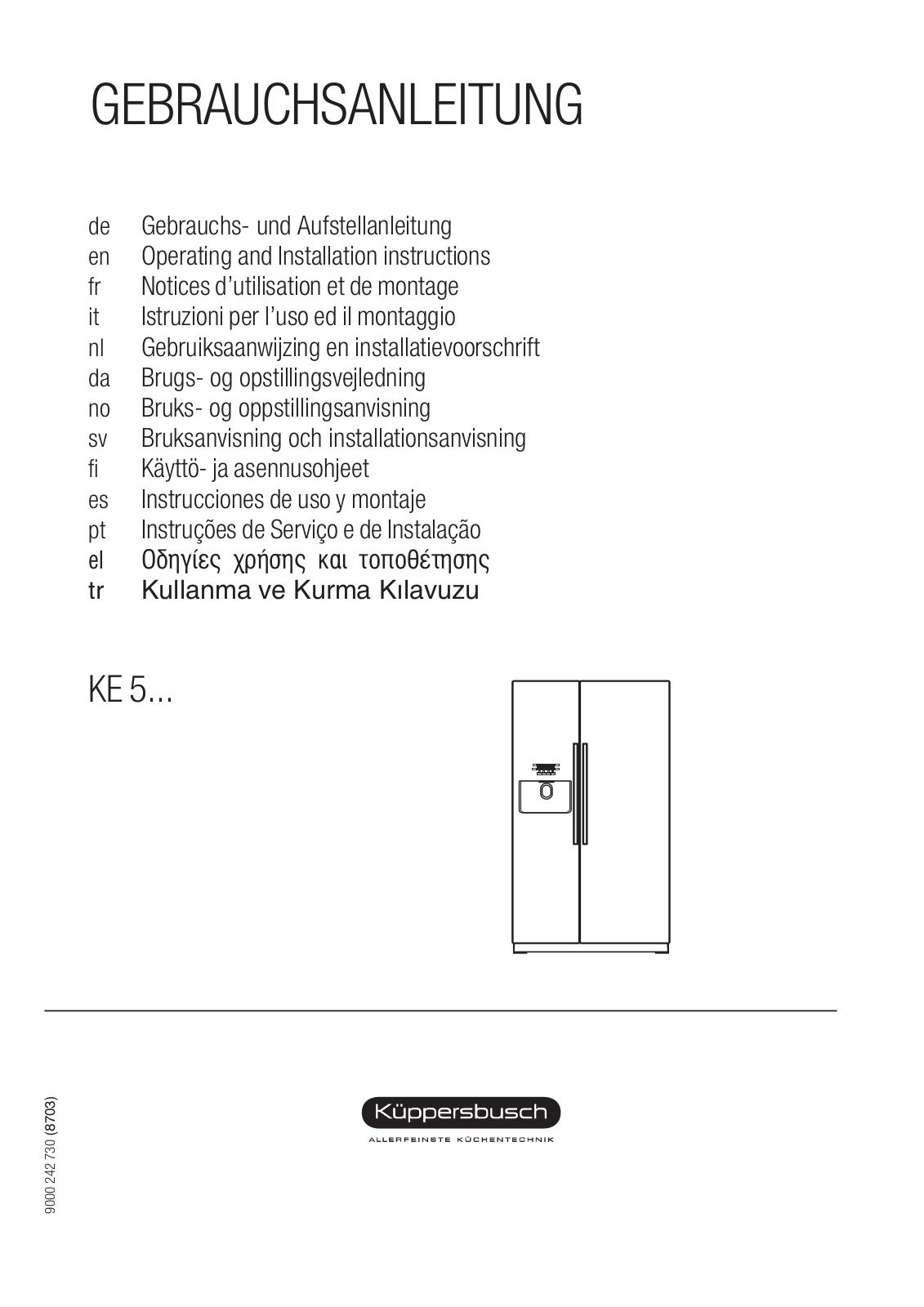 Siemens KANKB990 User Manual