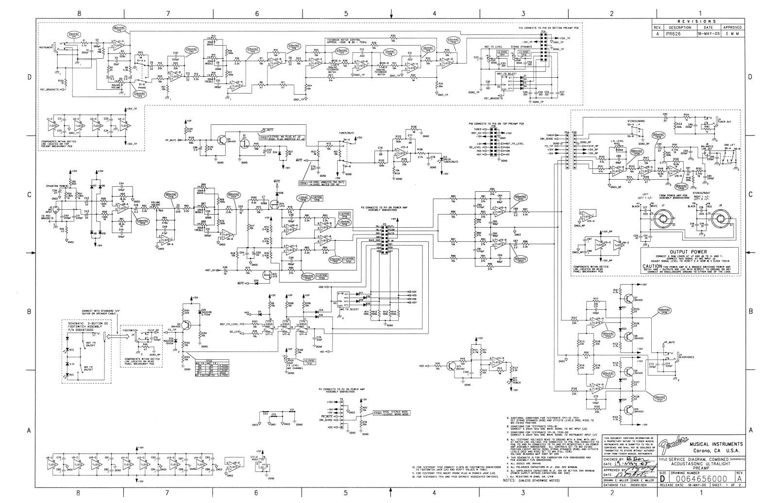 Fender Acoustasonic-Ultralight-A Schematic