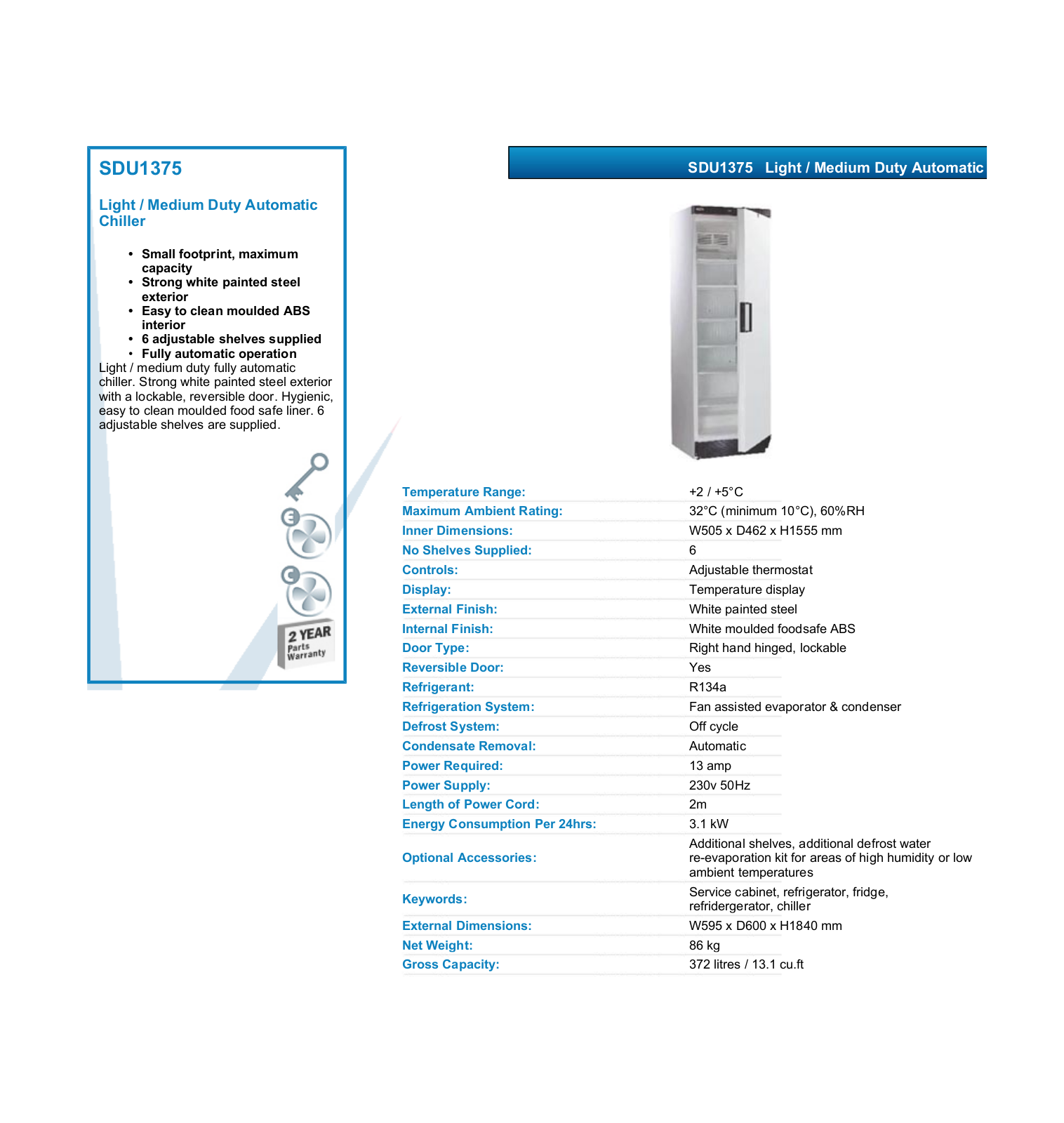 Valera SDU1375 DATASHEET