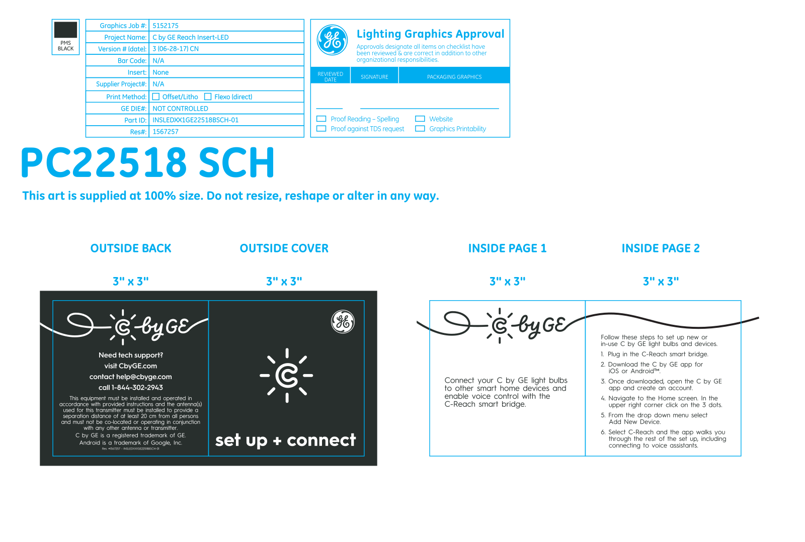 GE Lighting CBYGEH001 User Manual