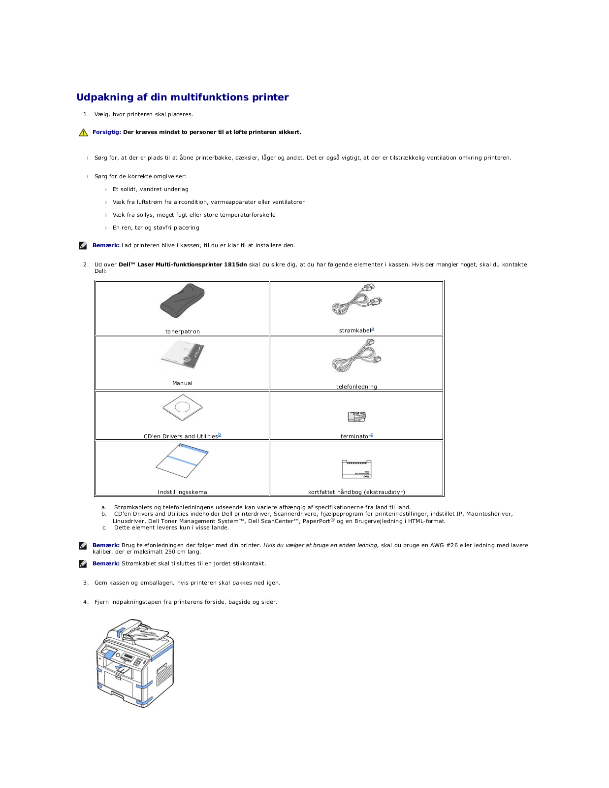 Dell 1815dn User Manual