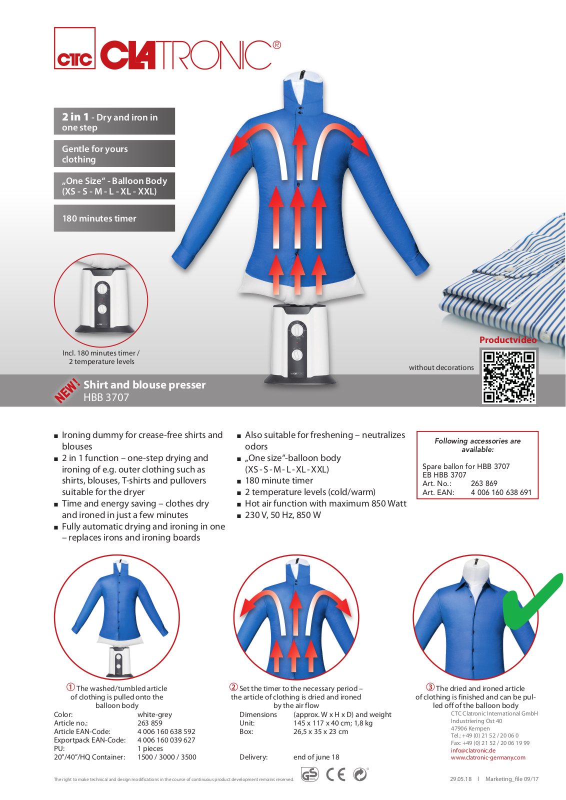 Clatronic HBB3707 User Manual