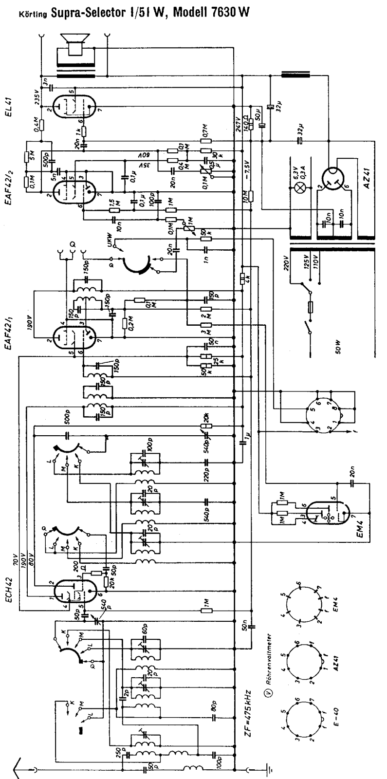 Körting SupraSelector7630W Schematic - ManualMachine.com