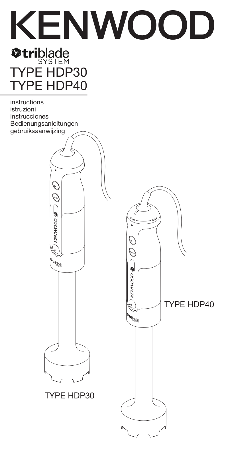 Kenwood HDP406WH User Manual