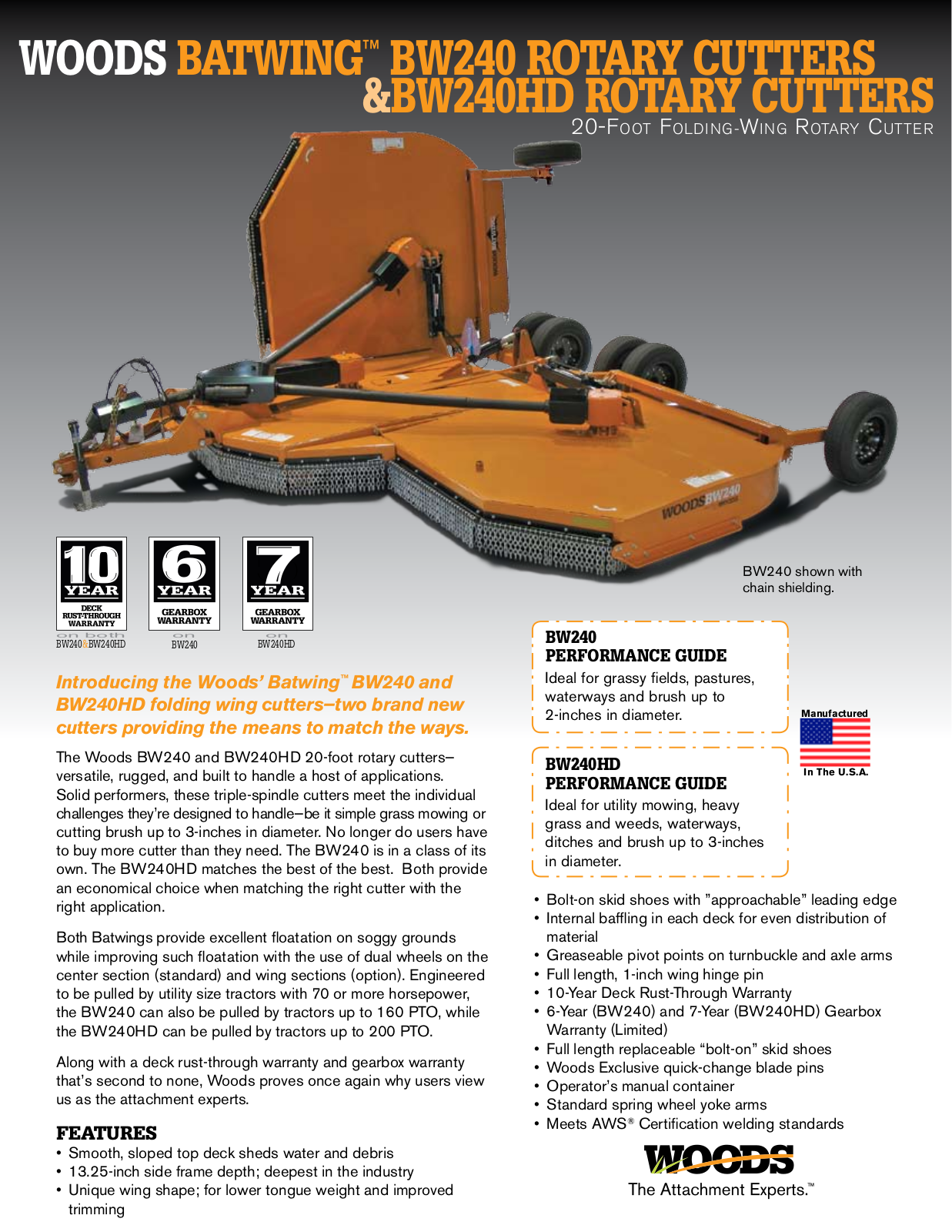 Woods Equipment BW240 User Manual