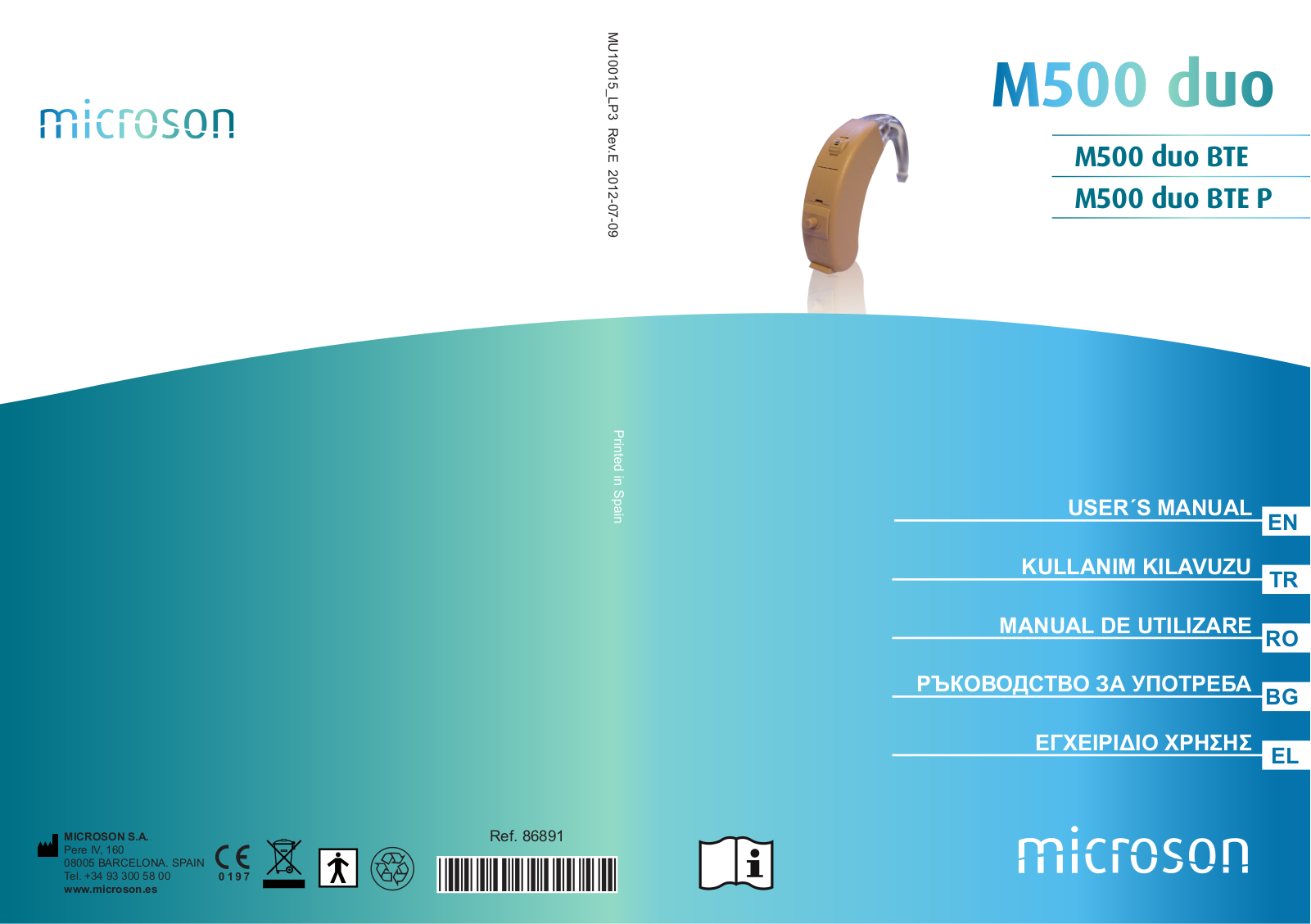 Microson M500 duo User Manual