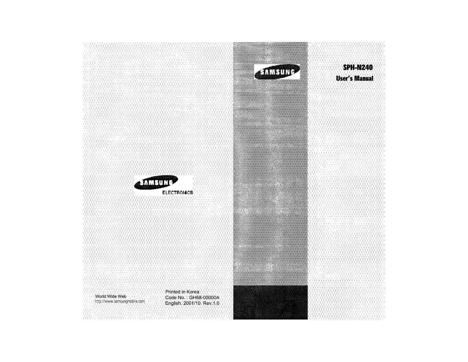 Samsung SPHN240 Users Manual