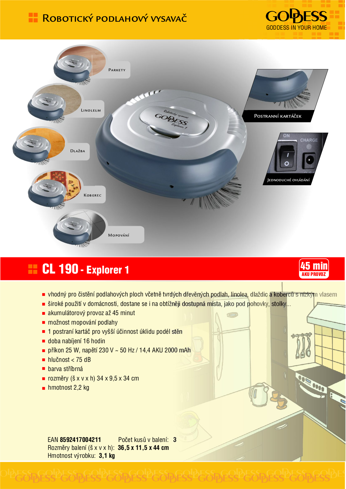 Goddess CL 190 User Manual