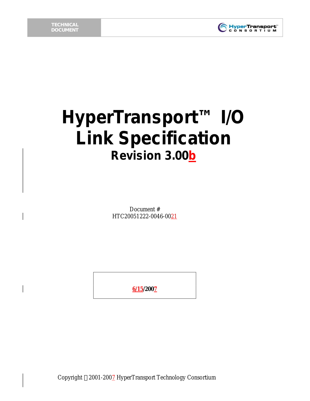AMD HyperTransport IO Link Specification. [rev.3.00b].[2006-07-15].marked Datasheet - ManualMachine.com