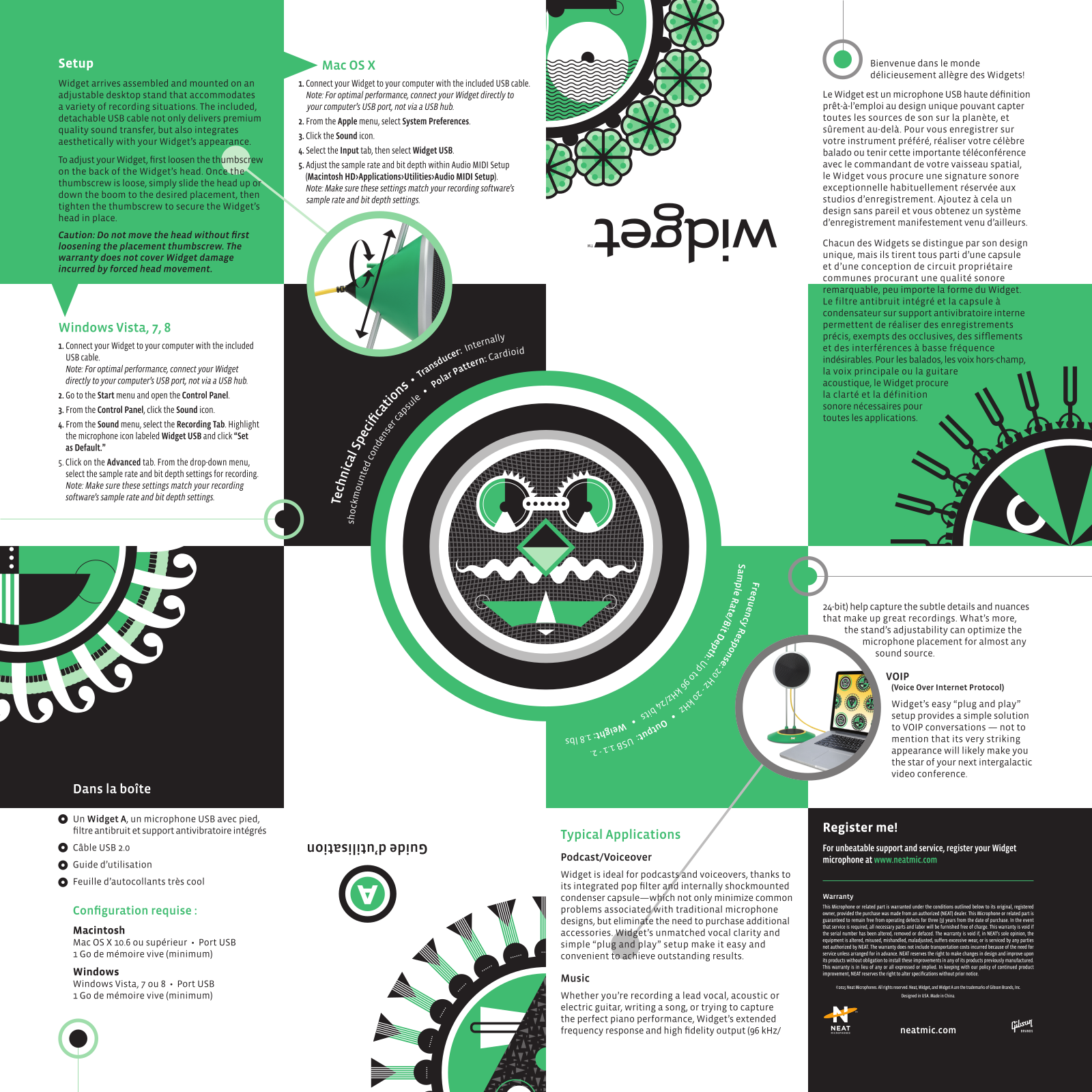 Neat Microphones MIC-WADU User manual