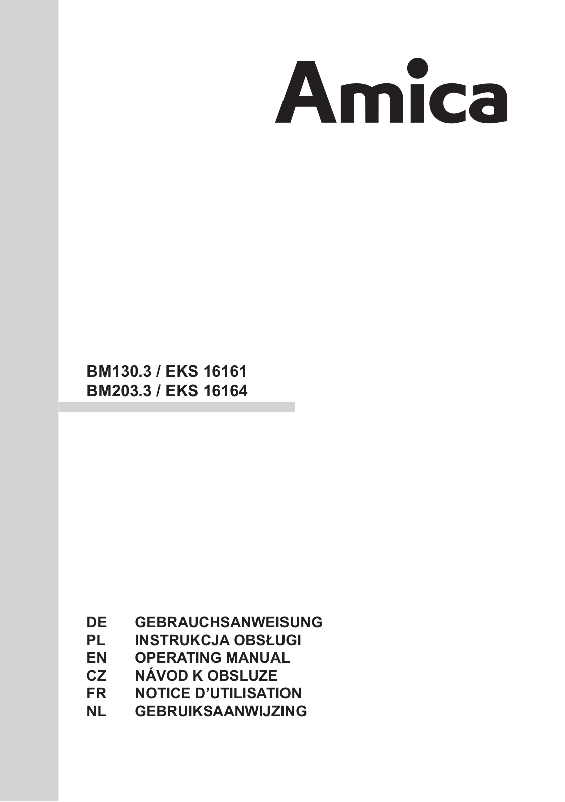 Amica EKS 16161 User Manual