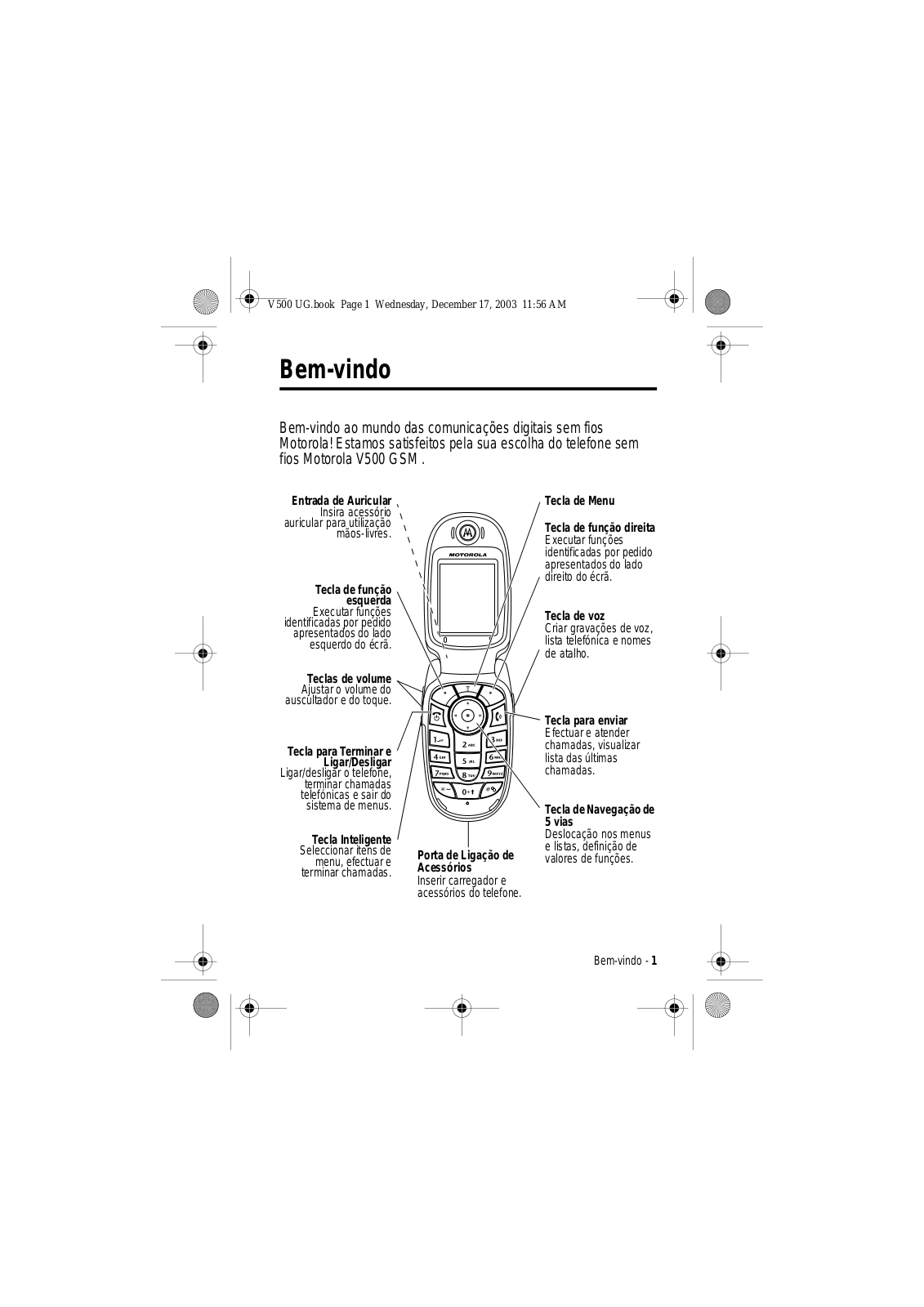 Motorola V500 User Manual