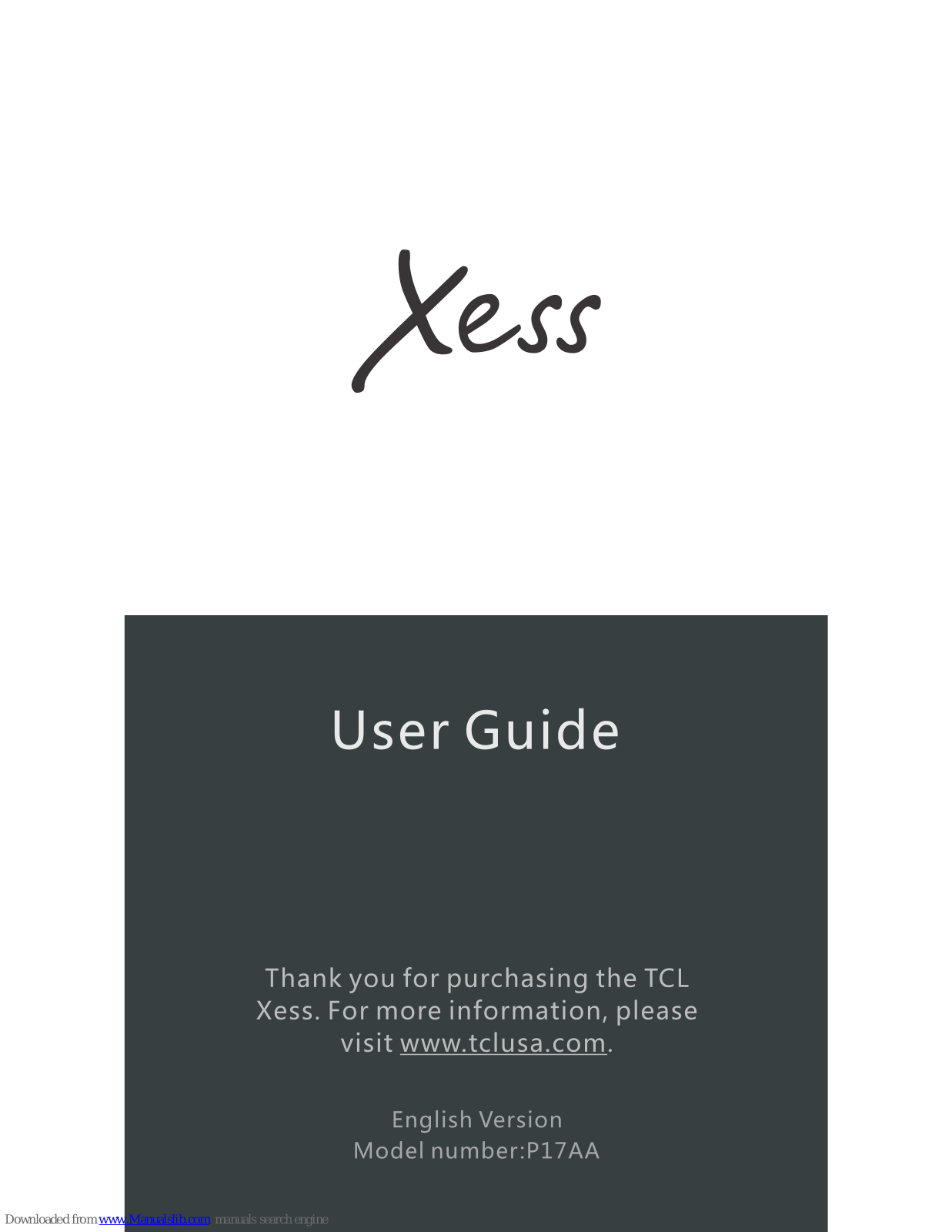 XESS P17AA User Manual