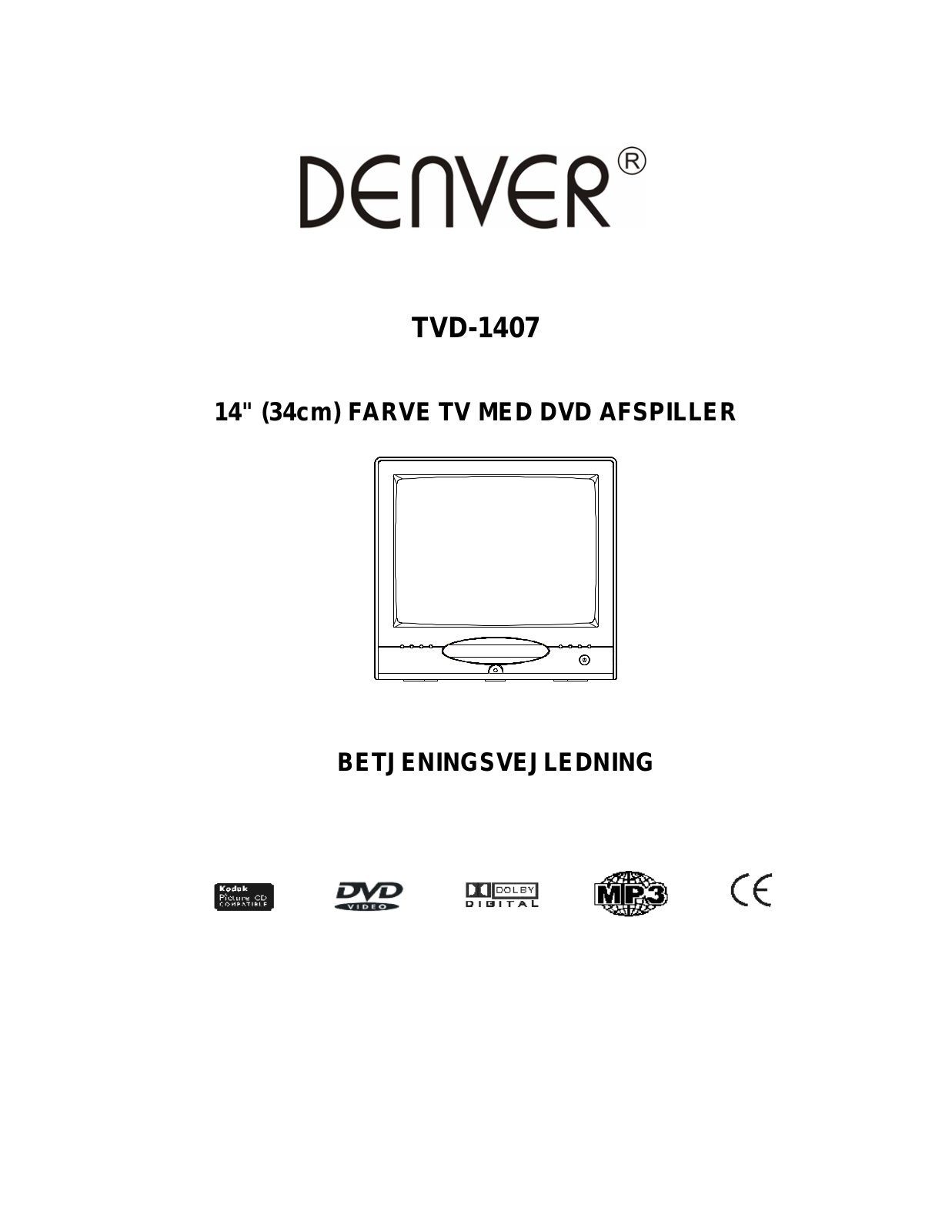 Denver TVD-1407 User Manual