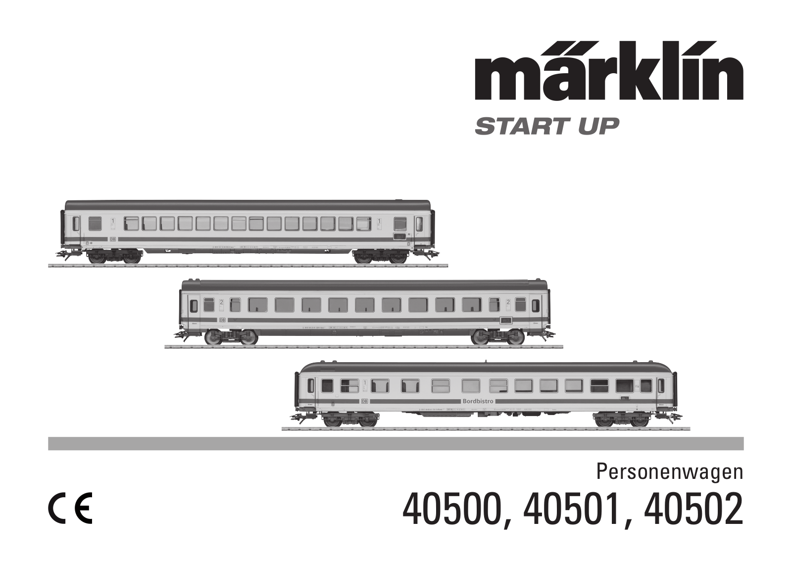 Märklin 40500, 40501, 40502 User Manual