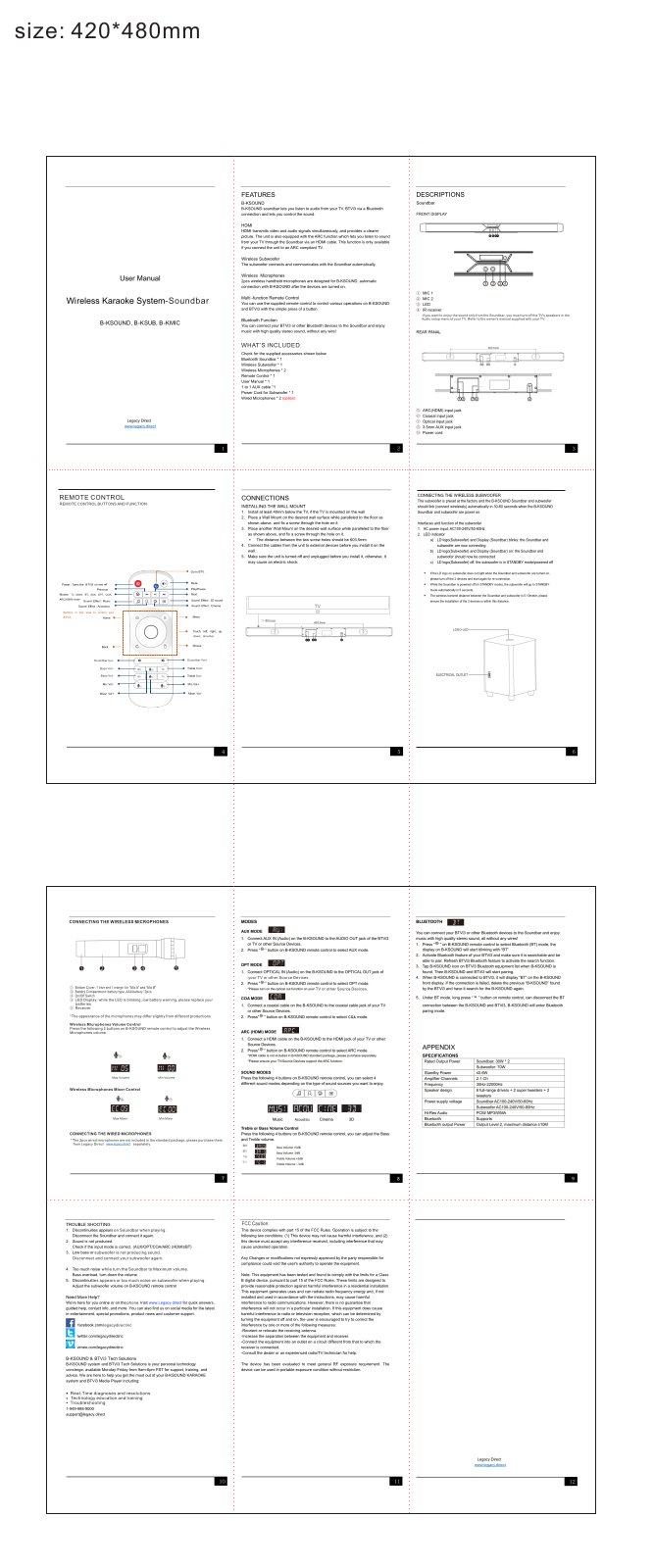 Legacy Direct BKMIC User Manual