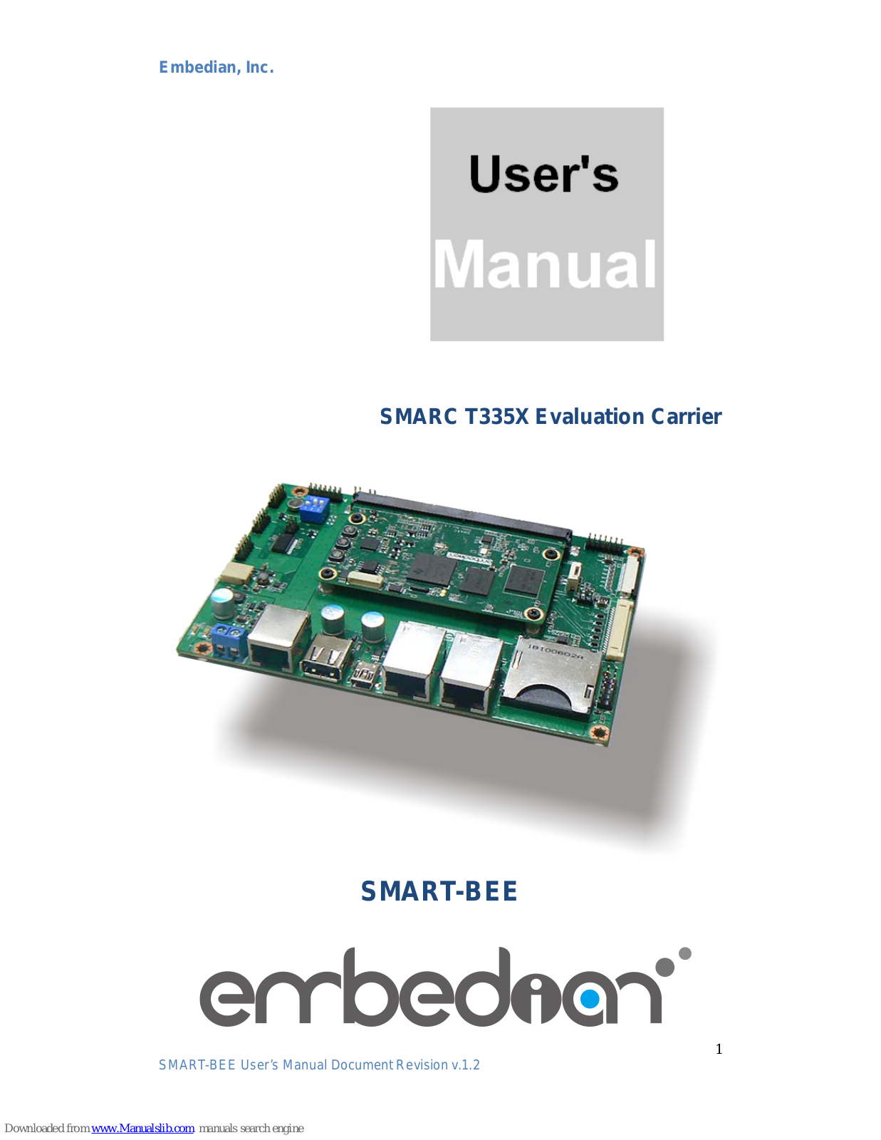 Embedian SMARC T335X User Manual - ManualMachine.com