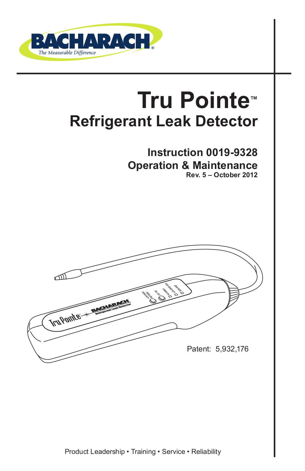 Bacharach Tru Pointe Owner's Manual