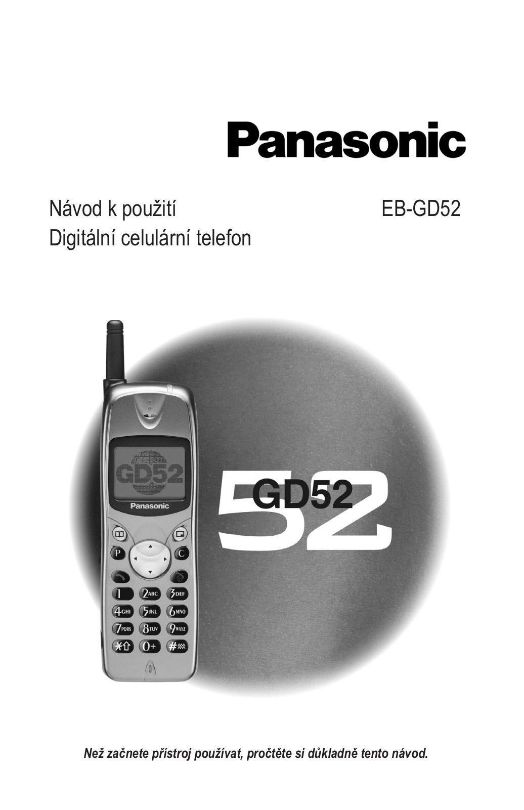 Panasonic GD52 User Manual