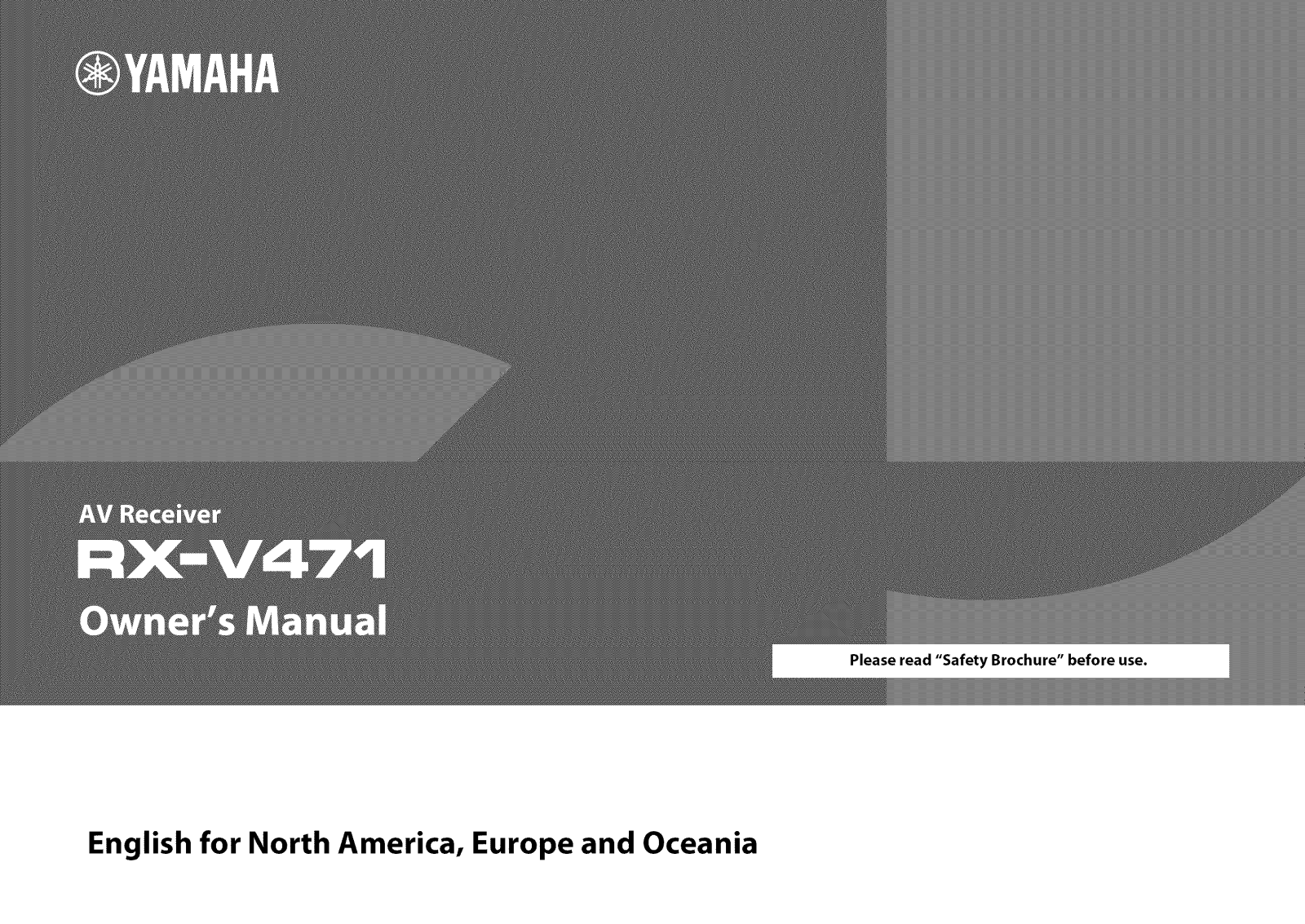Yamaha RX-V471BL Owner’s Manual