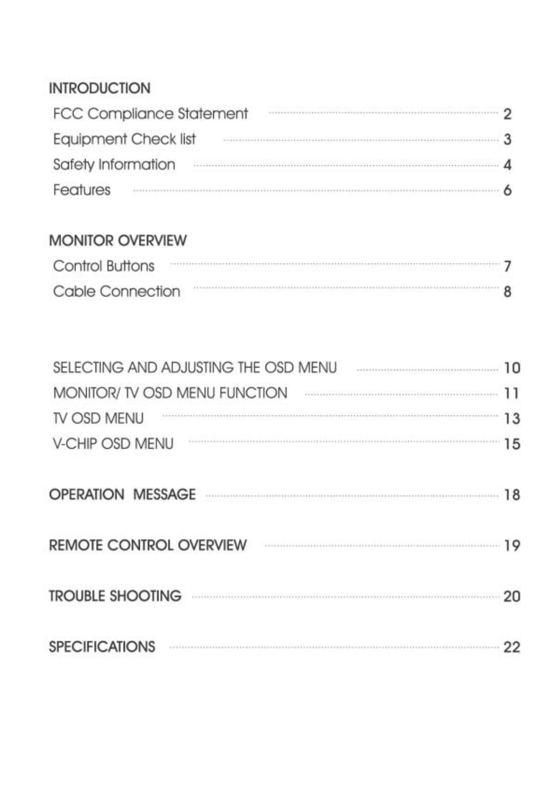 Megavision MV152 User Manual