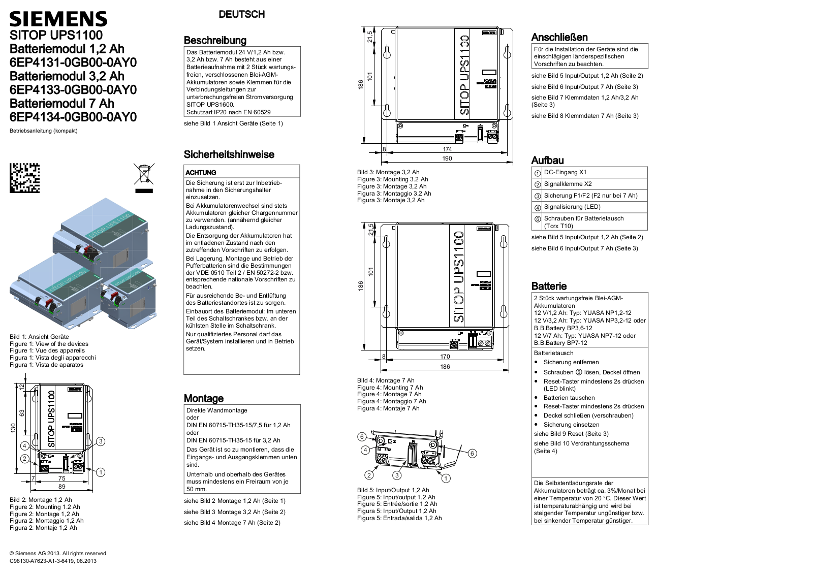 Siemens 6EP4131-0GB00-0AY0, 6EP4133-0GB00-0AY0, 6EP4134-0GB00-0AY0 User guide