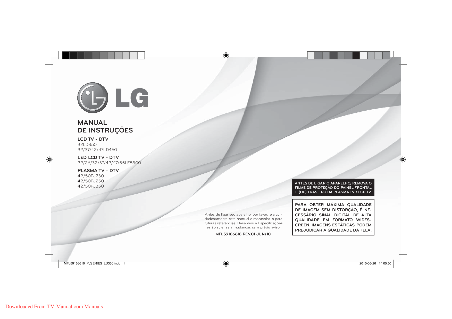 LG Electronics 37LD460, 32LD460, 37LE5300, 32LE5300, 32LD350 User Manual