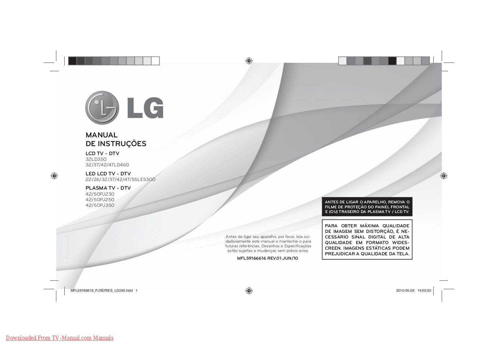 LG Electronics 37LD460, 32LD460, 37LE5300, 32LE5300, 32LD350 User Manual