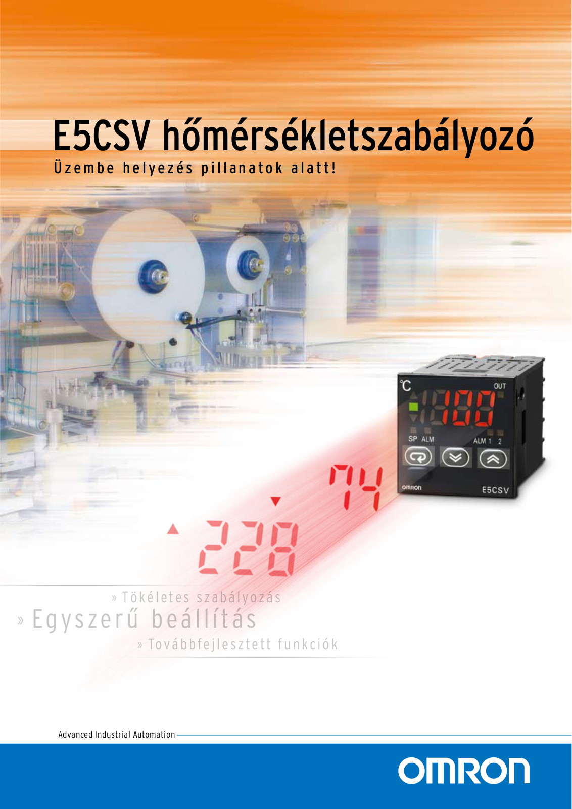 Omron E5CSV BROCHURE