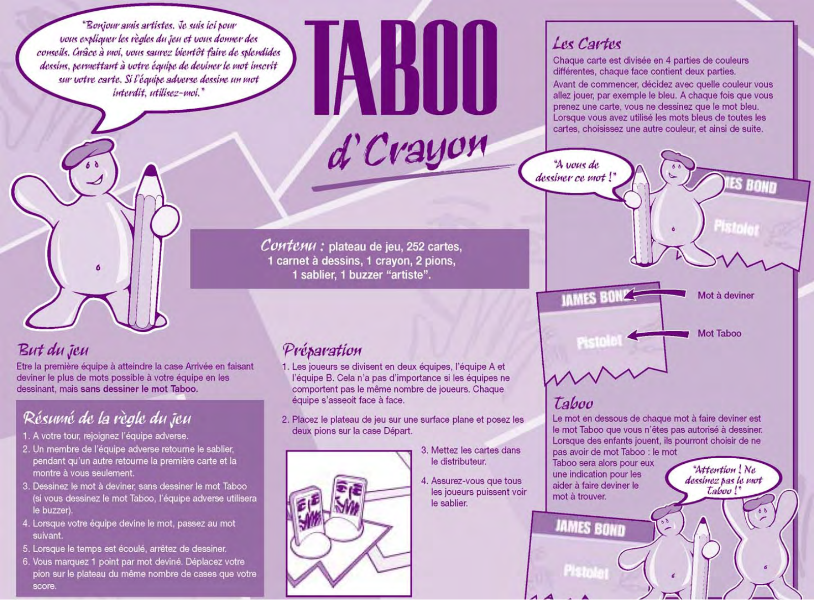 HASBRO TABOO DCRAYON User Manual