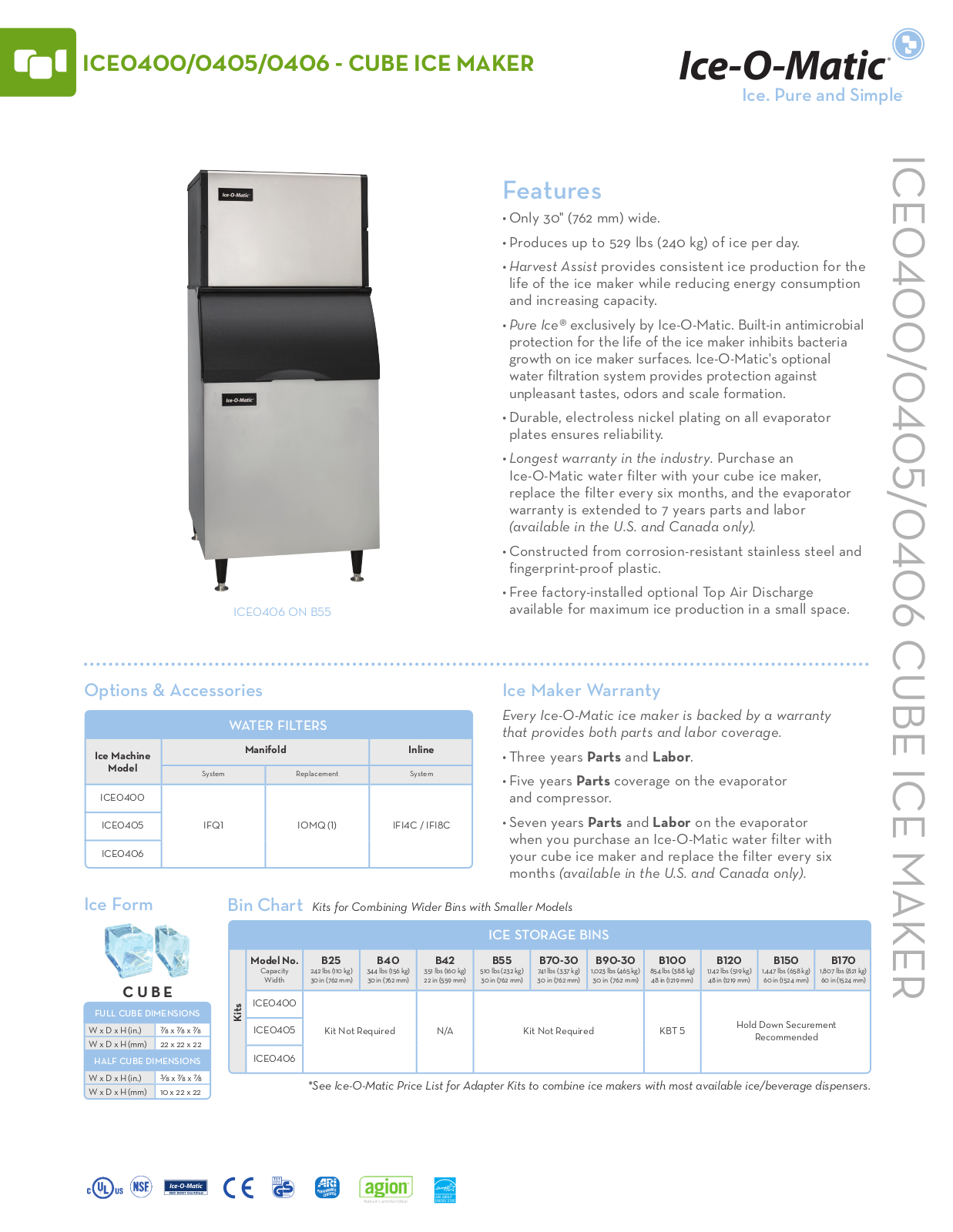 Ice-O-Matic ICE0400A User Manual